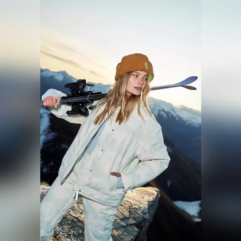 NWOT / Free People / FP Movement / Bunny Slope Printed Ski Coat / Small / $398